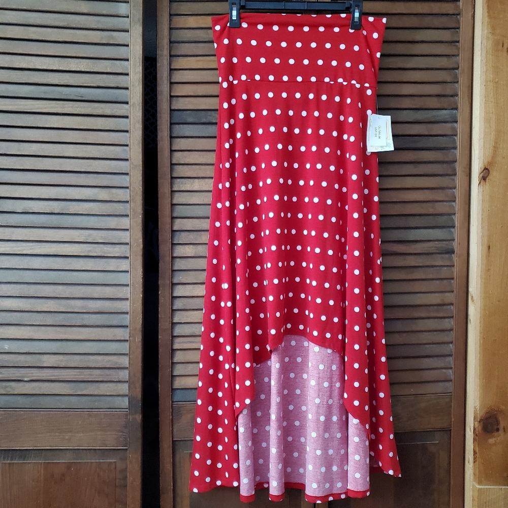 LuLaRoe Olivia Hi-Lo Strapless Dress